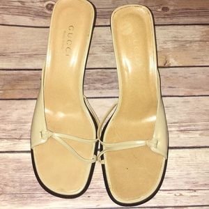 nude gucci slides